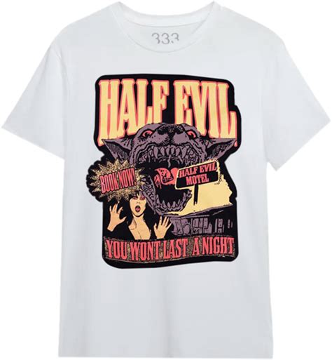 333 half evil t shirt|half evil 333 clothing.